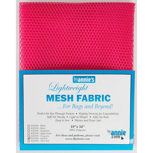 Picture of Byannie Mesh Fabric 18"x54" Lipstick
